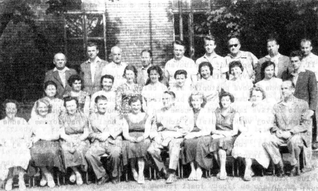 Fotografia pedagogického zboru 1959-1960