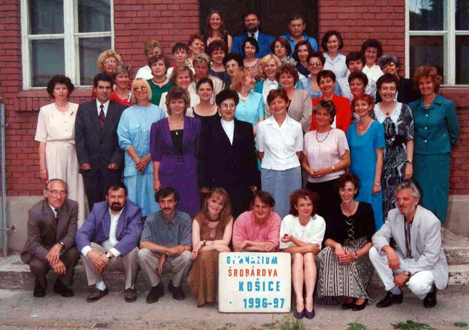 Fotografia pedagogického zboru 1996-1997