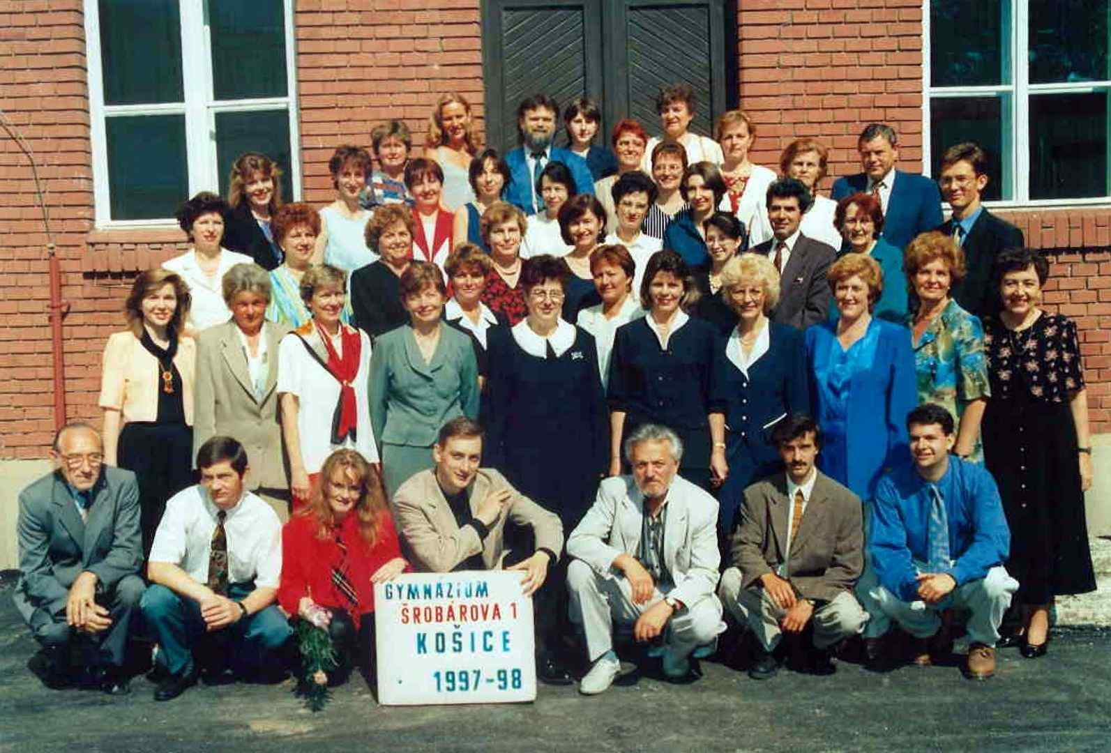 Fotografia pedagogického zboru 1997-1998