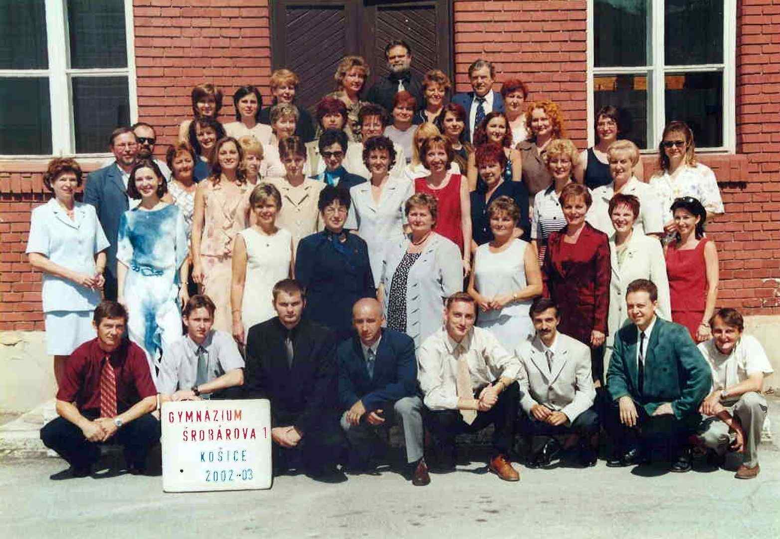 Fotografia pedagogického zboru 2002-2003