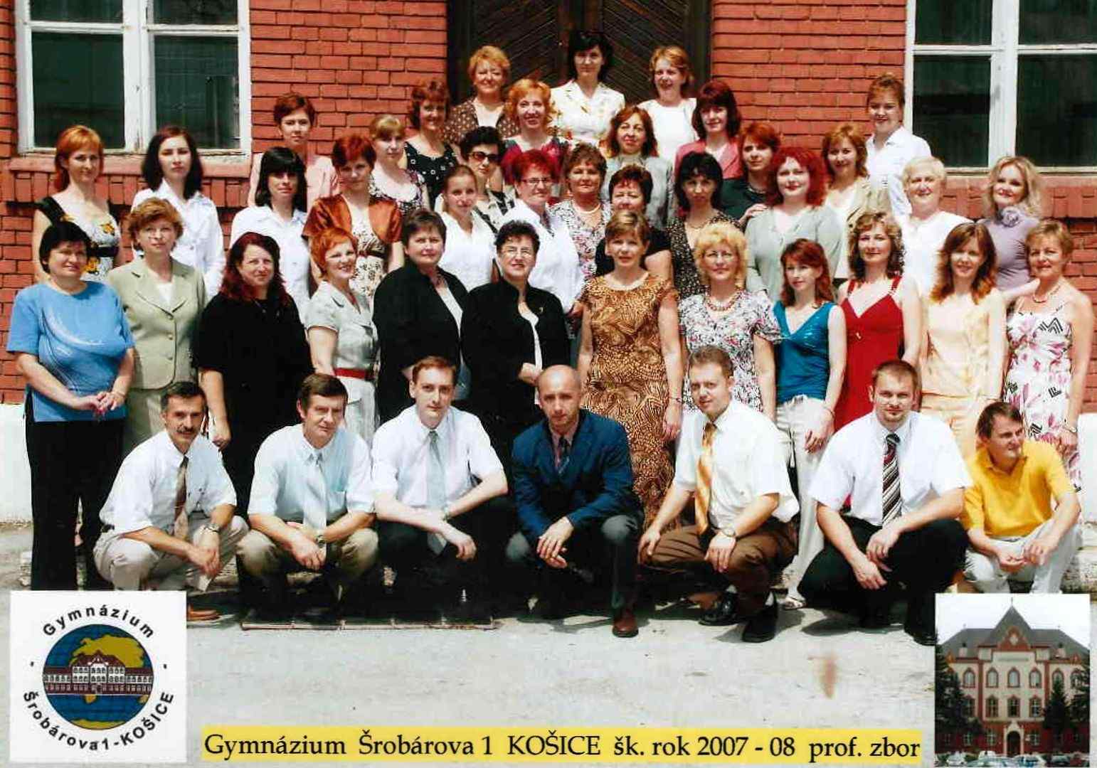 Fotografia pedagogického zboru 2007-2008