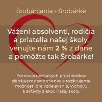 2 percentá z dane pre Šrobárku (1/3)