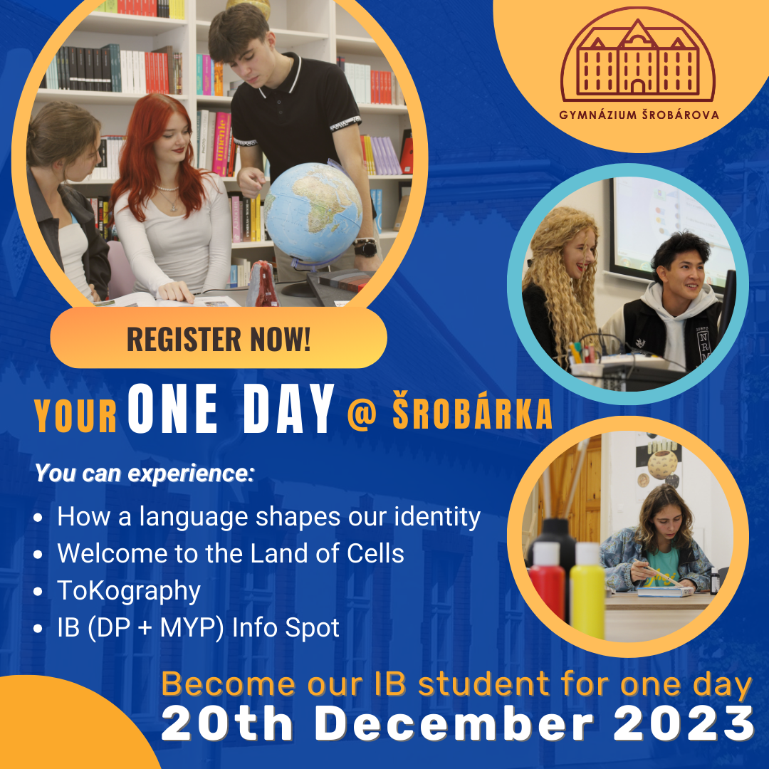 Become our IB MYP student for one day (20th December 2023)
