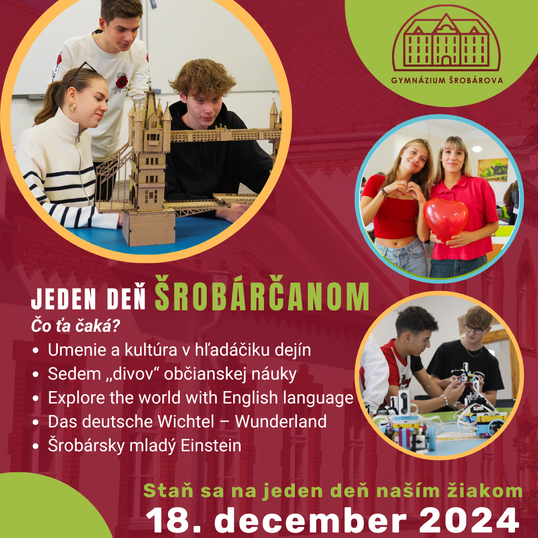 Plagát podujatia Jeden deň Šrobárčanom
