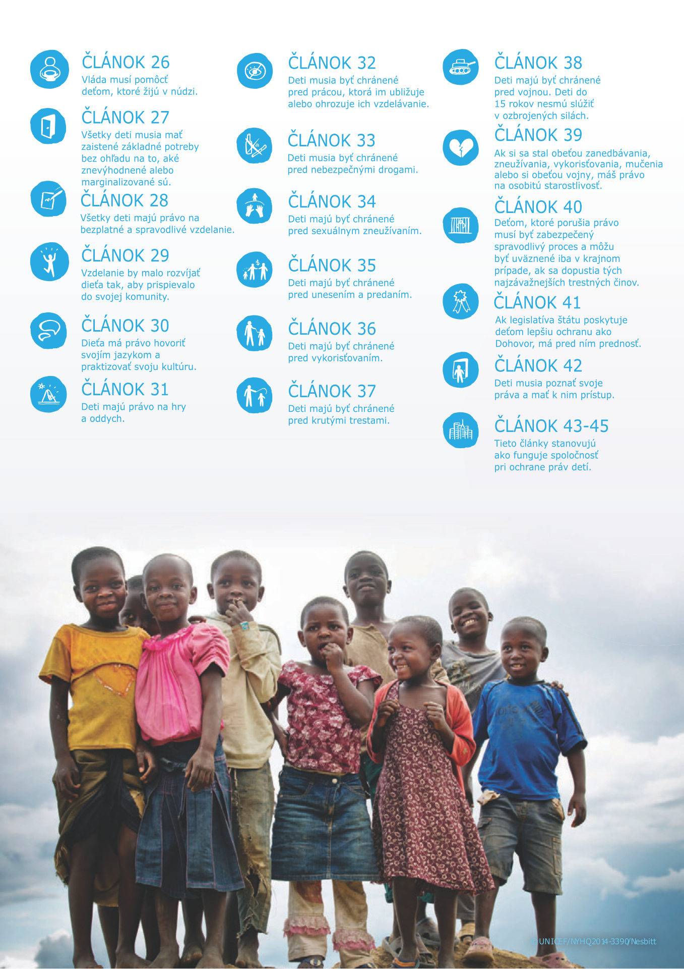 Infografika — Dohovor o právach dieťaťa Dohovor o právach dieťaťa