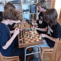 Šachový turnaj na Šrobárke (73/74)
